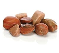 biOrb Feng Shui Fish Tank Pebble Set (Red), Natural Marble Aquarium Ornaments To Add Texture & Depth, Safe, Durable Fish Tank Decorations For Freshwater & Saltwater Tanks, Aquarium Accessories