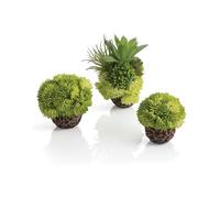 biOrb Fish Tank Decorations, Aquatic Coral Ball (3 x Green Aquarium Plants), Artificial Fish Tank Plants To Add Colour & Interest, Beautiful & Natural-Looking Aquarium Decor For Scenic Background