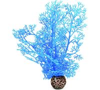 biOrb Fish Tank Decorations, Aquatic Horn Coral Plant With Weighted Ball (1 x Bl