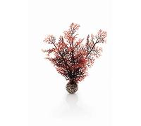 biOrb Fish Tank Decorations, Aquatic Sea Fan Plant (Small - Crimson) With Weighted Ball,1 x Aquarium Plant, Fish Tank Plants To Add Colour, Natural-Looking Aquarium Decor For Scenic Background