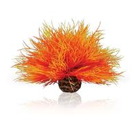 biOrb Fish Tank Decorations, Aquatic Sea Lily Fire Plant With Weighted Ball (1 x Orange Aquarium Plant), Artificial Fish Tank Plants To Add Colour, Natural-Looking Aquarium Decor For Scenic Background