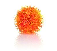biOrb Fish Tank Decorations, Aquatic Topiary Ball (1 x Orange Aquarium Plant), Artificial Fish Tank Plants To Add Colour & Interest, Beautiful Natural-Looking Aquarium Decor For Scenic Background