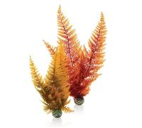 biOrb Fish Tank Decorations, Autumn Fern With Weighted Balls, 2 x Aquarium Plants (Medium), Artificial Fish Tank Plants To Add A Pop Of Colour, Natural-Looking Aquarium Decor For A Scenic Background