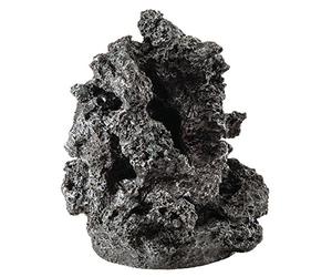 biOrb Fish Tank Decorations, Mineral Stone Aquarium Ornament (Black), Beautifully Detailed Artificial Fish Tank Accessories To Add Colour, Natural-Looking Aquarium Decor For Scenic Background