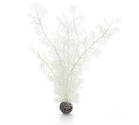 biOrb Fish Tank Decorations, Sea Fan Large Plant With Weighted Ball (1 x Crimson Aquarium Plant), Artificial Fish Tank Decor To Add Pop Of Colour, Natural-Looking Aquarium Decor For Scenic Background