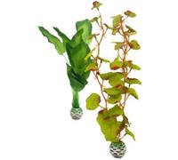 biOrb Fish Tank Decorations, Silk Plant Set With Weighted Balls (2 x Medium Aqu