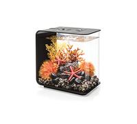 biOrb Flow 15 Acrylic Aquarium, Black, MCR Multi-Colour Remote LED Lighting, Stylish 15 Litre Fish Tank with 5-Step Filtration, Easy Setup, Includes Remote, Air Pump, Filter Cartridge, Ceramic Media