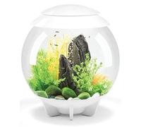 biOrb HALO 30 Acrylic Aquarium, White, MCR Multi-Colour Remote LED Lighting, Premium Fish Tank with Hidden Water Line, 5-Step Filtration, Easy Setup, With Air Pump, Filter Cartridge, Ceramic Media