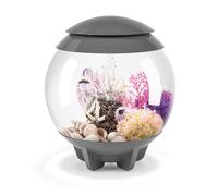 BIORB HALO AQUARIUM 15L GREY FISH TANK COMPLETE SETUP FILTER LED LIGHTING