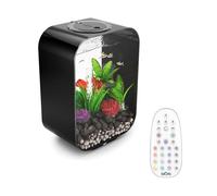 BIORB LIFE 15L AQUARIUM BLACK ACRYLIC FISH TANK COMPLETE STARTER SET UP COMPACT