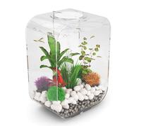biOrb LIFE 15L Clear Aquarium Fish Tank with Multi Colour LED Lighting and Heater Pack