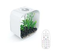 BiOrb Life 30Litre White Aquarium Fish Tank with Multi Colour LED Lighting