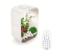BiOrb LIFE 45L White Aquarium Fish Tank with Multi Colour LED Lighting