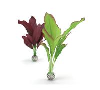 BIORB MEDIUM PURPLE/GREEN PLANT AQUARIUM ORNAMENT SILK ARTIFICAL TANK DECORATION