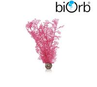 biOrb Fish Tank Decorations, Aquatic Horn Coral Plant With Weighted Ball (Medium Pink Aquarium Plant), Artificial Fish Tank Plants To Add Colour, Natural-Looking Aquarium Decor For Scenic Background