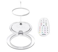 Biorb Small MCR LED Light, White, Multi-Colour Remote Controlled Lighting Aquariums, 16 Colours, Day/Night Cycle, Adjustable Brightness, Compatible with DC Life, Tube, Loop & Classic