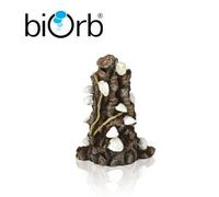 Biorb White Shells on Bark Ornament 12cm Aquarium Fish Decoration 46146