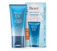 Biore Aqua Rich UV FPS50 - High UV Protection in Everyday Life & Moisture - Sun Cream for Face - Hyaluronic Acid - Grease-free and Invisible Texture - All Skin Types and Skin Tones