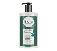 BIORÉ Daily Detox Wash Gel with Organic Cannabis Sativa Seed Oil Removes Dirt, Sebum and Impurities for All Skin Types 200 ml
