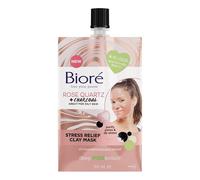 Biore Rose Quartz and Charcoal Stress Relief Clay Mask, 50 ml