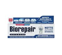 Biorepair, Advanced Toothpaste Intense Night Anti Erosion Protects and Repairs Enamel Antibacterial with MicroRepair PCA Zinc and Xylitol for Fresh Breath 75ml