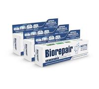 Biorepair Intense Night Toothpaste Protects and Repairs Enamel from Attack of Active Bacteria at Night - Pack of 3