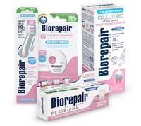 Biorepair Kit Oral Care Gum Protection, Random Color Toothbrush, Toothpaste, Expandable Dental Floss, Mouthwash