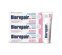 Biorepair Paradontgel Gum Repair Toothpaste - MicroRepair Fluoride-Free - SLS-Free Toothpaste to Prevent Bleeding Gums - Hydroxyapatite Fights Plaque and Tartar (Pack of 3)