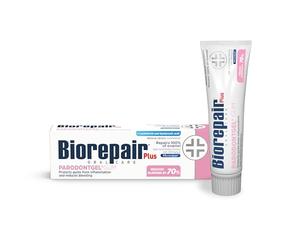 BIOREPAIR Plus Parodontgel Gum- Fluoride Free Toothpaste, Prevents Gums Inflammation & Bleeding, Hydroxyapatite Toothpaste, Helps Fight Plaque & Tartar, Bleeding Gums Treatment, 75ml Made in Italy