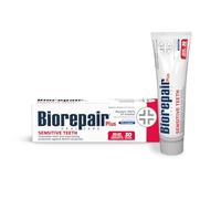 BIOREPAIR Plus Sensitive Teeth- Fluoride Free Hydroxyapatite Toothpaste, Reduces Dentin Sensitivity & Pain, Sensitive Toothpaste Adults & Kids, Prevents Enamel Erotion, Oral Care, 75ml, Made in Italy