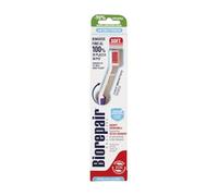Biorepair, Sensitive Toothbrush, Soft Toothbrush for Sensitive Teeth, Soft Bristles, Patented Curved Shape, Inhibits Bacterial Growth Up to 90%, Removes Up to 100% of Plaque