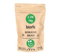 Biorfe Premium Bokashi Bran 1 kg for Quick and Easy Composting, All-Season Compost Starter for Indoor Compost Bin, No-Odor Accelerator for Kitchen Composter
