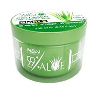 BioRLX 99% Aloe Vera Gel with Collagen and Hyaluronic Acid 230 Ml 8.45 Fl Oz Jar - For Face Body, Hair & Scalp, After Sun Relief, Natural, Soothing, Hydrating