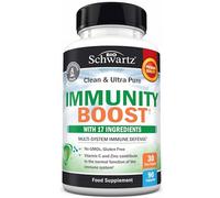 BioSchwartz BioSchwartz Immune Support Supplement with Vitamin C 1000mg Zinc Elderberry Extract Ginger Root Beta Carotenes, Immunity Boost for Adults, Immune Defense Antioxidant Vitamins, 90 Capsules