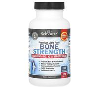 BioSchwartz, Premium Ultra Pure Bone Strength, Calcium + D3, K2 & Magnesium, 120 Capsules
