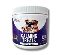 BioServe Calming Treats For Dogs - Reduce Anxiety & Stress, Fear, Separation, Barking, Hyperactivity, Aggression, Travel - Calm without Drowsiness dogs - 100% Natural, All Breeds & Adult Ages