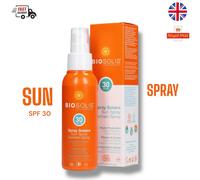 Biosolis Sun Spray 100ml SPF 30 Eco-Friendly Organic Sunblock Natural Protection