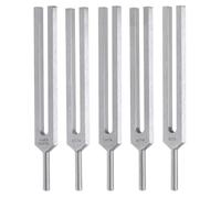 Biosonics Set of 5 Brain Tuning Forks - Includes 5 Tuning Forks, Pamphlet, & Velvet Bag/Developed Based on Brain Wave Studies