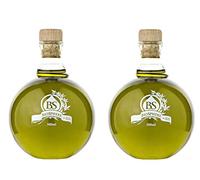 Biosphere, Premium Organic Green Olive Oil, High Phenolic Extra Virgin - Early Harvest - 100% Koroneiki - Cold Pressed - Greece - 2x500ml (2pack) with gift pourer spout