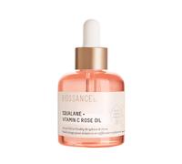 BIOSSANCE Squalane and Vitamin C Rose Oil. Facial Oil to Visibly Brighten Hydrate Firm and Reveal Radiant Skin 1.0 ounces