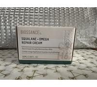 Biossance Squalane And Omega Repair Cream Moisturiser Rich Day Cream Vegan 50ml