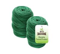 Biostretch Soft Garden Plant Ties for Indoor & Outdoor Plants - Strong & Stretchy Cut-to-Length Garden Twine for Climbing Plants, Tomato Vines & Home Gardening (40M / 130 ft)