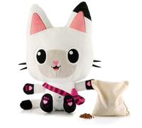 BIOSYNEX - Gabby's Dollhouse Heatable Plushies - Microwave Warm Cuddle Toy with Removable Clay Bead Pouch - Gentle and Comforting Warmth - Machine Washable and Safe from Birth (Pandy Paws)
