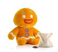 BIOSYNEX - Heatable Plushies - Microwave Warm Cuddle Toy with Removable Clay Bead Pouch - Gentle and Comforting Warmth - Machine Washable and Safe from Birth (Ti Biscuit)