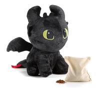 BIOSYNEX - Toothless (Dragons) Heatable Plushies - Microwave Warm Cuddle Toy with Removable Clay Bead Pouch - Gentle and Comforting Warmth - Machine Washable and Safe from Birth