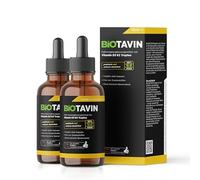 BiOTAVIN Vitamin D3K2 Drops 50 ml (2 x 50 ml) | Per Daily Serving 1000 IU - Easy to Dose with Pipette - For Heart, Circulation, Bones, Immune System & Muscles | Laboratory Tested