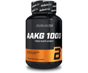 Biotech USA AAKG 1000mg 100 Tablets Pre Workout Nitrogen Monoxide Formula