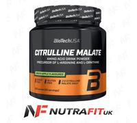 BIOTECH USA CITRULLINE MALATE L-citrulline sugar gluten free workout powder 300g