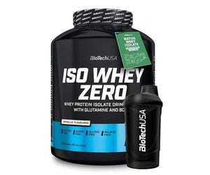 Biotech USA ISO Whey Zero 1816g Isolate Protein Lactose & Gluten Free + Shaker