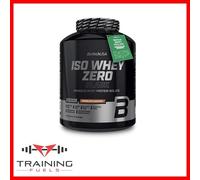 BioTechUSA Iso Whey Zero Black | with Creatine, Zinc, Vitamin B3 & Amino Acids | 90% Protein | Sugar-Free, Lactose-Free, Gluten-Free, 1816 g, Strawberry